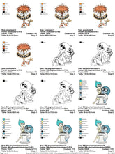 Inside Out" Embroidery Pack - Bring Emotions to Life in Your Creations! - FineryEmbroidery